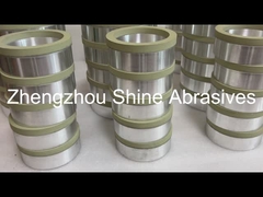 Τροχοί λείανσης κούπας διαμαντιού με υαλοποιημένο συνδετικό 6A2 Κεραμικά για σκληρά κράματα