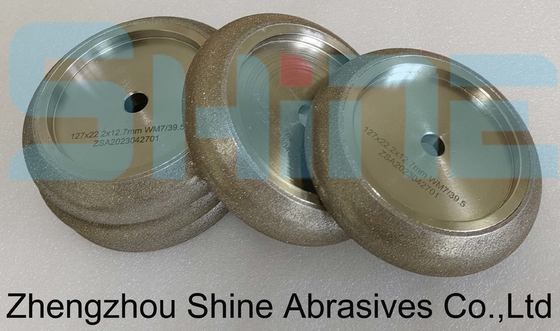 OEM 127mm ηλεκτροπληρωμένο τροχό CBN για την οξεία λεπίδα πριονιδιού