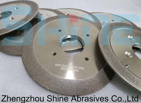 8' ηλεκτροπληρωμένο τροχό κοπής CBN για την οξύτητα ξύλινων λεπίδων πριονιστήρα