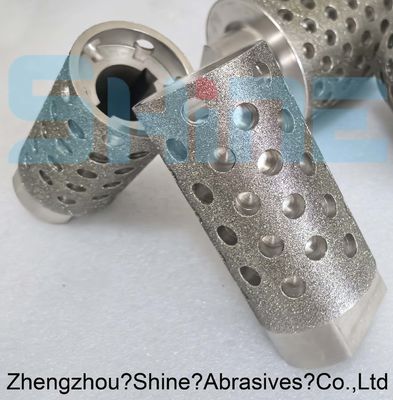 D131 mm Προσαρμοσμένο ηλεκτροπληρωμένο διαμαντένιο τρυπάνι για μάρμαρο