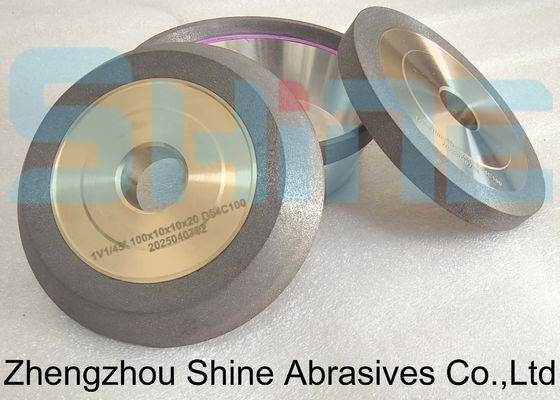 1V1 Υβριδικά συνδεδεμένα διαμαντένια CNC τροχούς σχεδιασμένα για τρυπάνι καρβιδίου