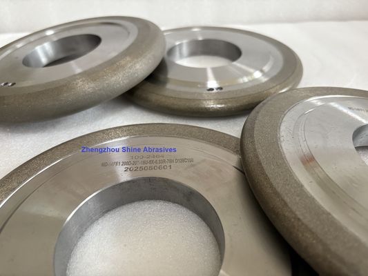 200mm 14F1 metal bond diamond wheel for carbide roll grinding or profile.