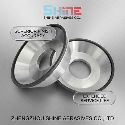 Τροχοί λείανσης διαμαντιού με ρητινώδη συνδετικό 12A2 σε σχήμα πιάτου, για λείανση