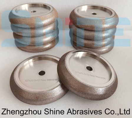 WM 10/30 ηλεκτροπλασμένο τροχό γραμμής CBN για την οξύτητα πριονιστήρα ταινίας