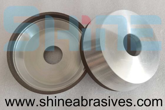 6A2 Ρητίνη Bond Diamond Cup Τροχός 100mm D151 Grit Glass Edge Grinding RoHS Compliant Manufacturing