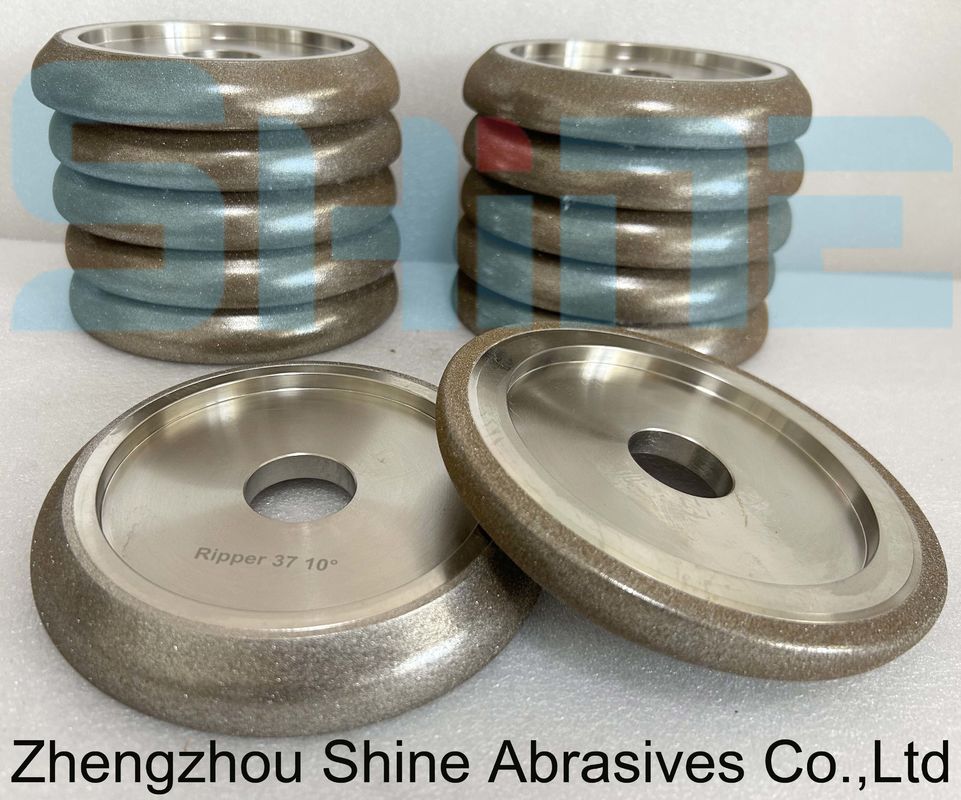 Ρίπερ 37 10° CBN τροχός για την οξύτητα των δοντιών των λεπίδων πριονιστήρα ζώνης
