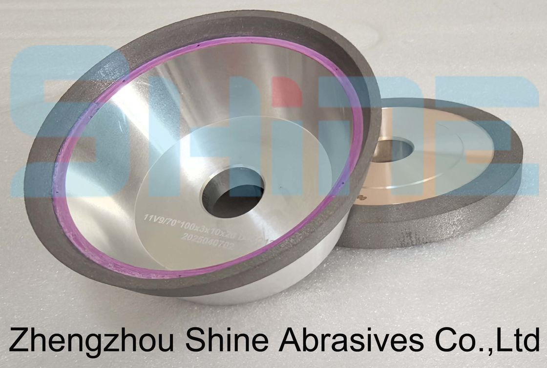 Υβριδική δέσμευση CNC Διαμαντένιο τροχό για τρυπές από στερεό καρβίδιο που κυματίζουν