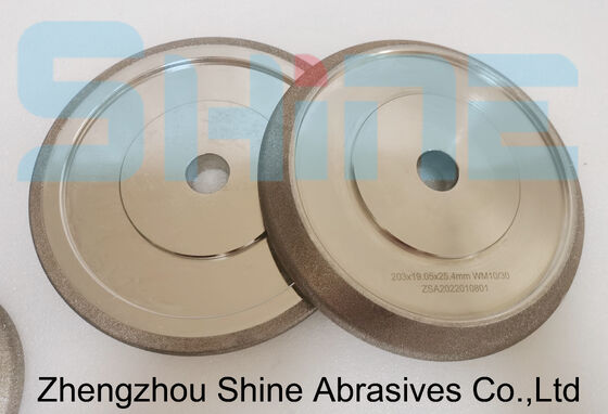 203mm 8 ιντσών ηλεκτροπληρωμένο CBN Band Saw Sharpening Wheel Διαφορετικά μεγέθη γρανάζια διαθέσιμα